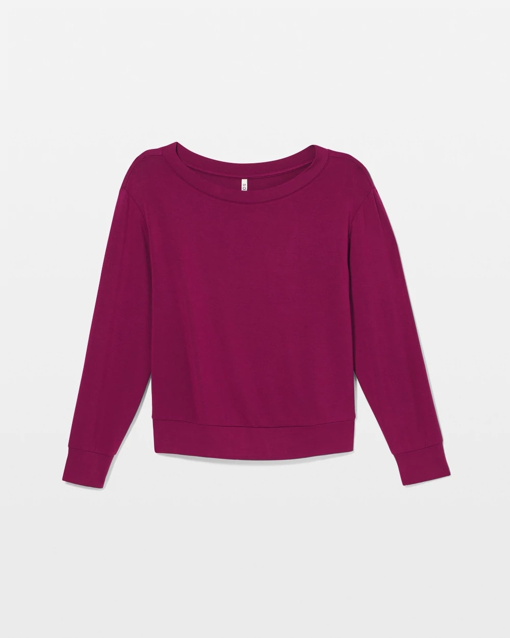 Long-Sleeve Pajama Top - POMEGRANATE WINE | Soma Women