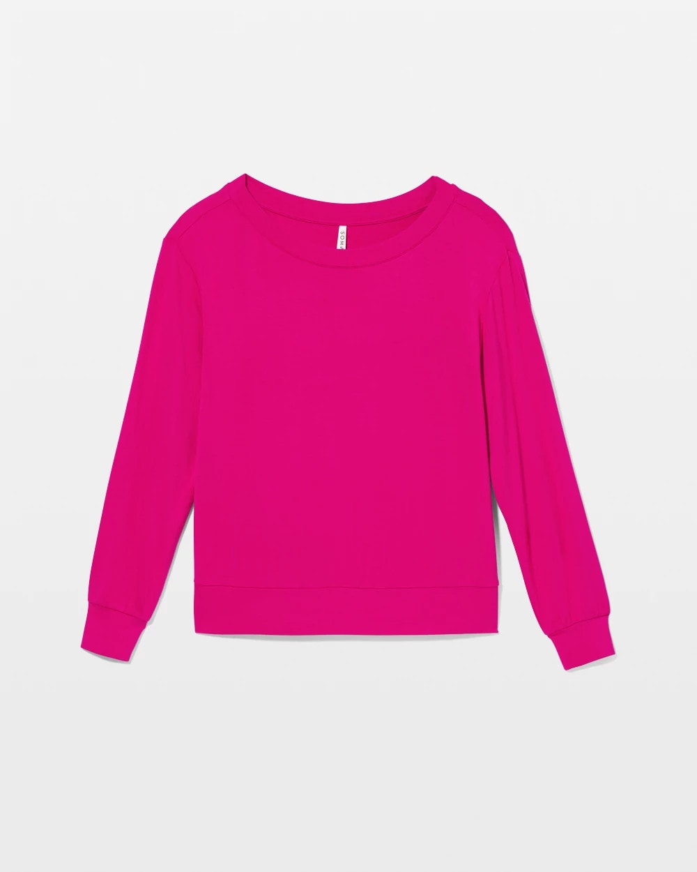 Long-Sleeve Pajama Top - PINK COSMO | Soma Women