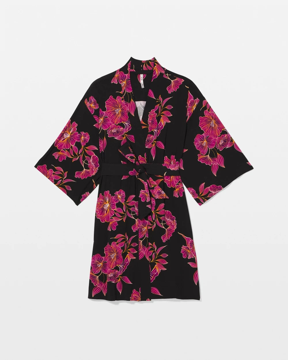 Short Robe - GILDED BLOOMS MAGENTA | Soma Women