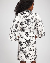 Short Robe - REFLECTION BLOOMS CHAMP | Soma Women