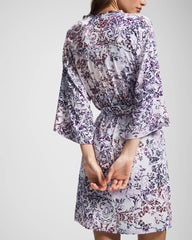 Short Robe - LACE HARMONY LILAC | Soma Women