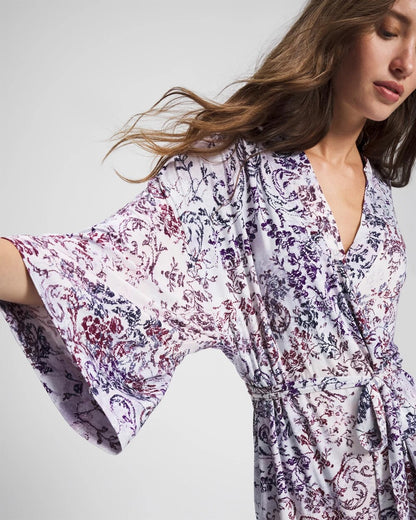 Short Robe - LACE HARMONY LILAC | Soma Women