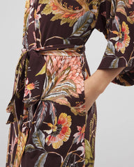 Short Robe - PARROT-DISO PLUME G PLUM | Soma Women