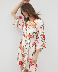 Short Robe - LE TIGRE FLORA CHAMPAGNE | Soma Women