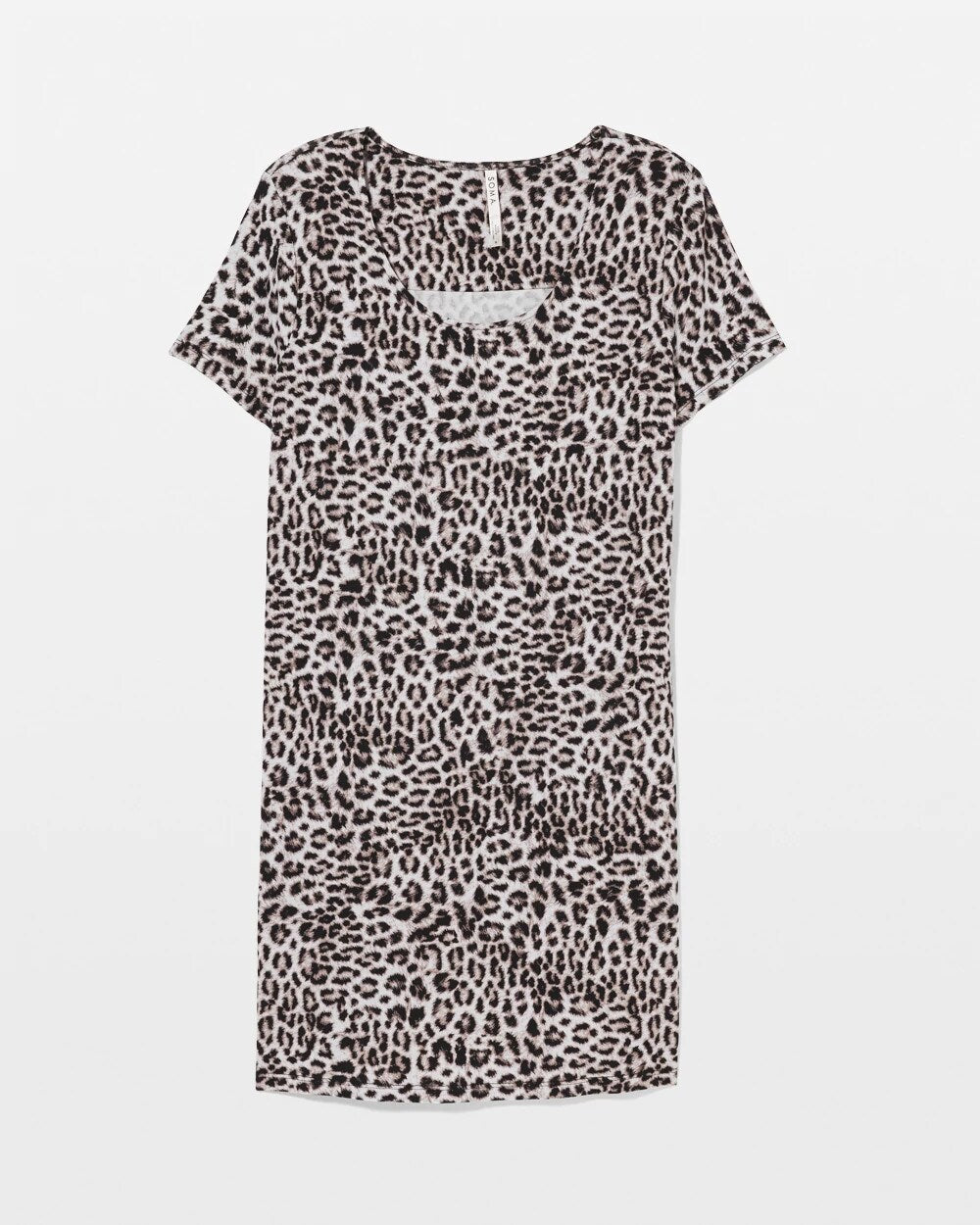 Short Sleeve Scoop Neck Sleepshirt - DIVINE LEOPARD TAUPE | Soma Women