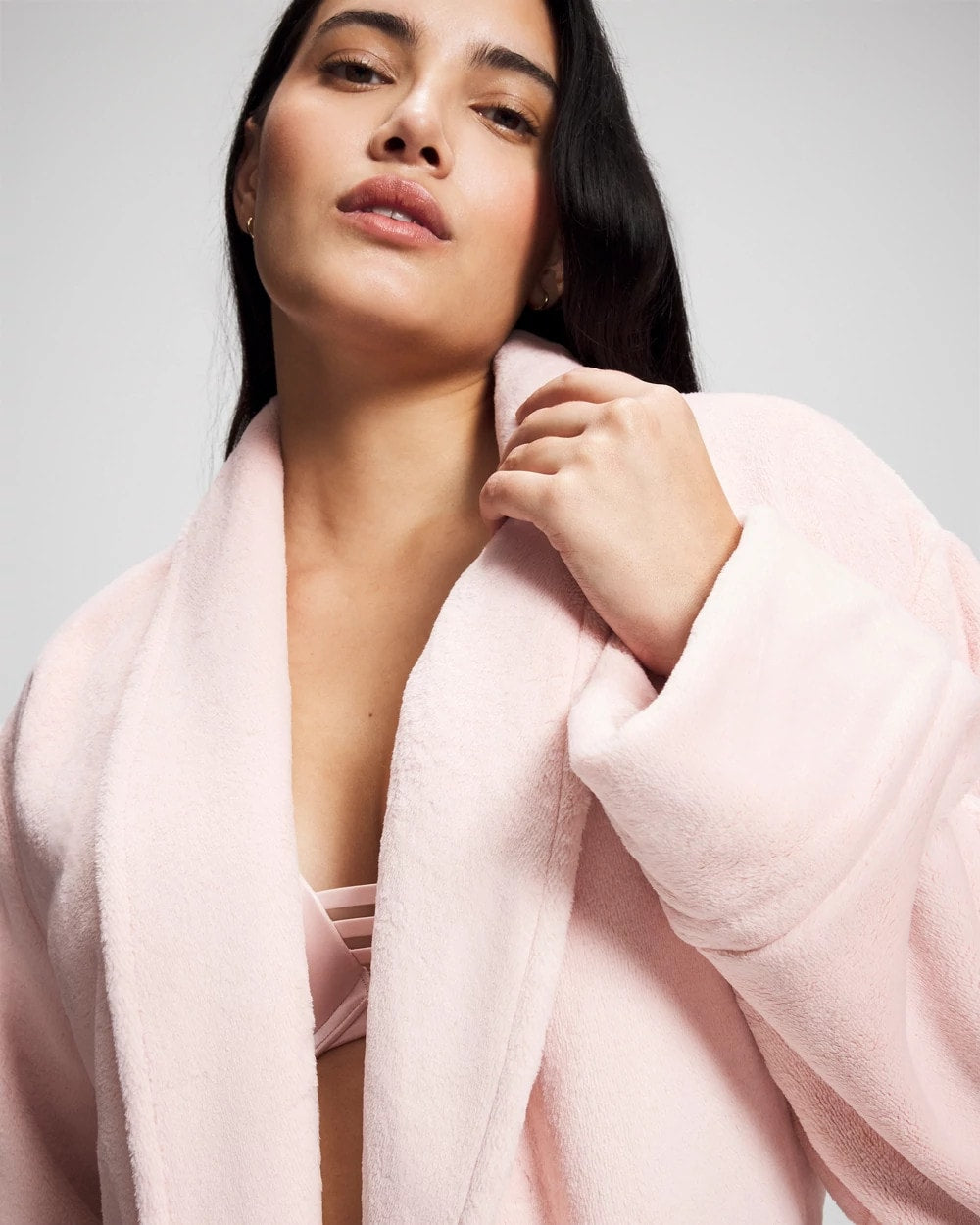 Plush Short Robe - PRETTY PINK | Soma Women