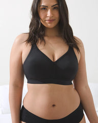 Wireless Unlined Full Coverage Bra - BLACK | Soma Women