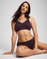 Wireless Unlined Full Coverage Bra - PLUM PERFECT | Soma Women