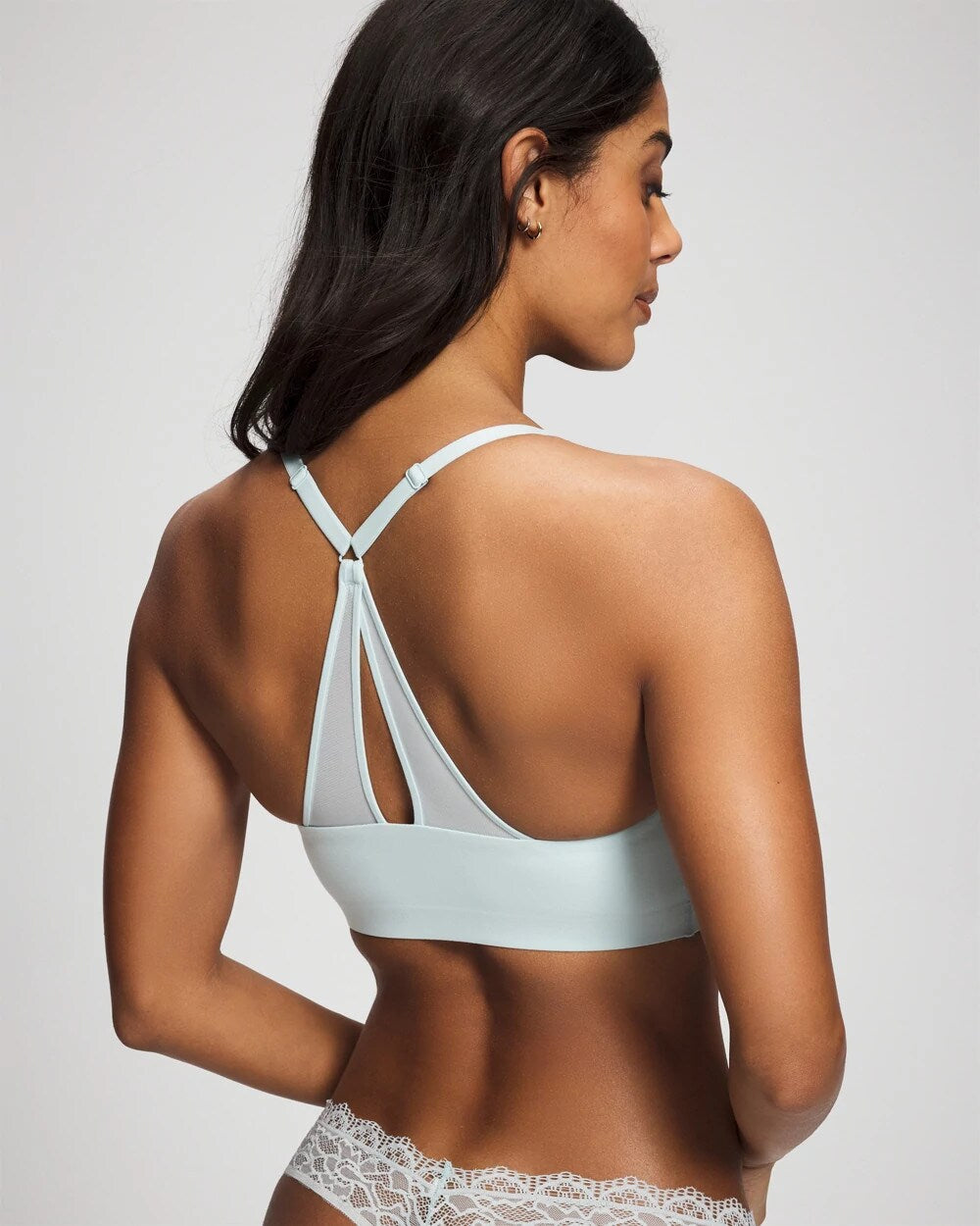 Racerback Mesh Bralette - TRANQUILITY | Soma Women