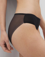 Mesh Back Bikini Panty - BLACK | Soma Women