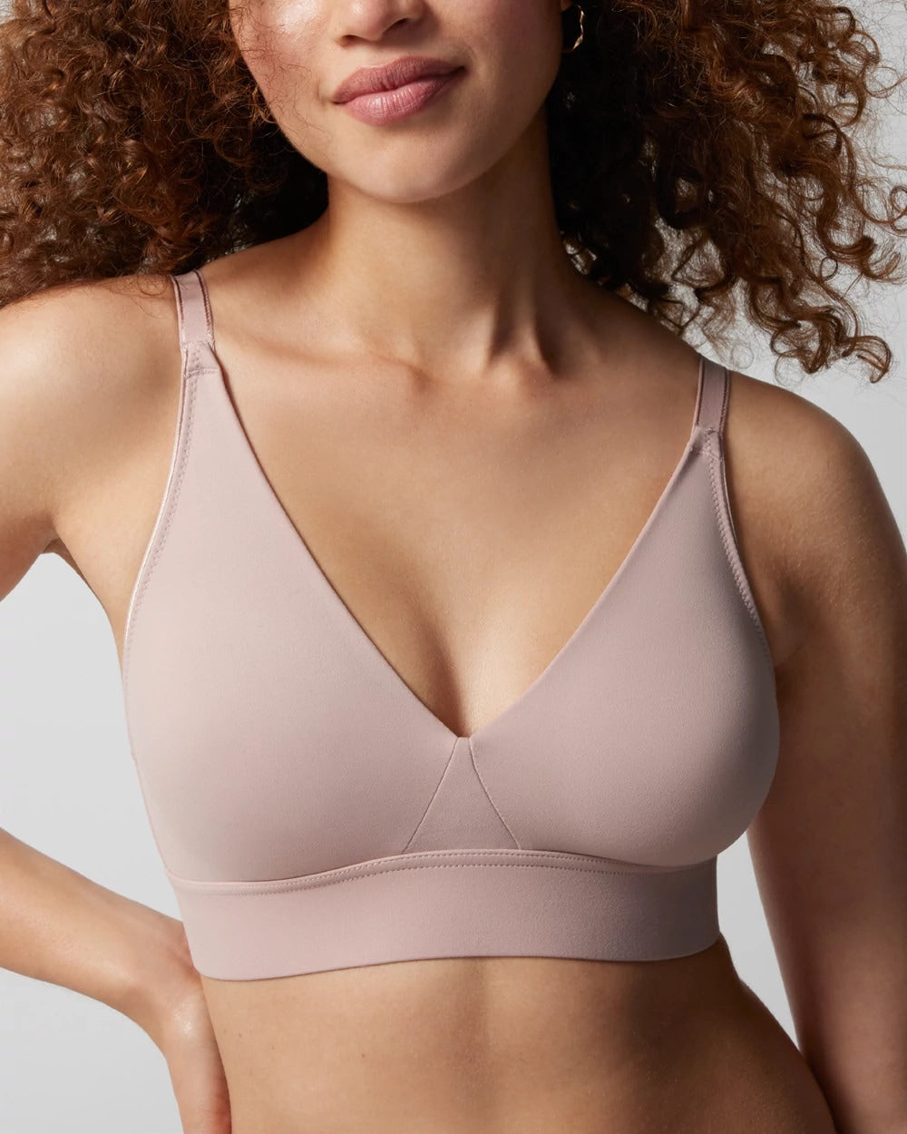 Wireless Unlined Bra - ADOBE ROSE | Soma Women
