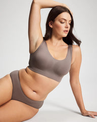 Rib Bralette - DARK TAUPE | Soma Women