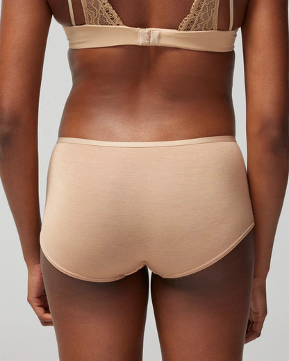 Boyshort Panty with Enchanting Lace - WARM AMBER | Soma Women