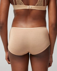 Boyshort Panty with Enchanting Lace - WARM AMBER | Soma Women