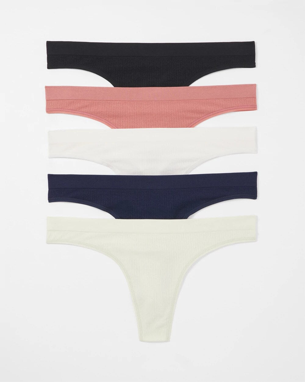 Rib Thong Panty 5 Pack - ALOE WASH MULTIPACK | Soma Women