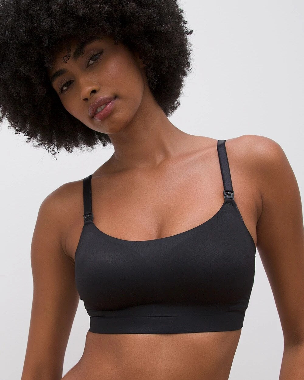 Luxe Nursing Convertible Bralette - BLACK | Soma Women