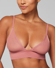 Triangle Mesh Bralette - CLAY ROSE | Soma Women