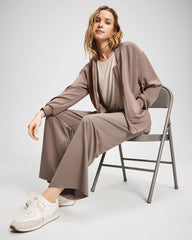 High-Waist Wide-Leg Pants - DARK TAUPE | Soma Women