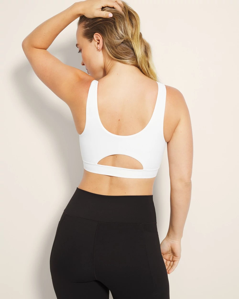 High-Neck Yoga Bra - OPTIC WHITE | Soma Women