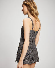 On The Dot Swim Dress - BLACK MULTI | Soma Women