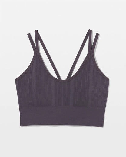 Seamless Bra With Strappy Back - GRAY INK | Soma Women
