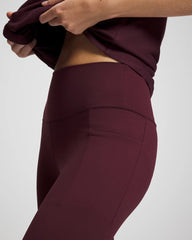 24/7 High-Waist Legging - MERLOT | Soma Women