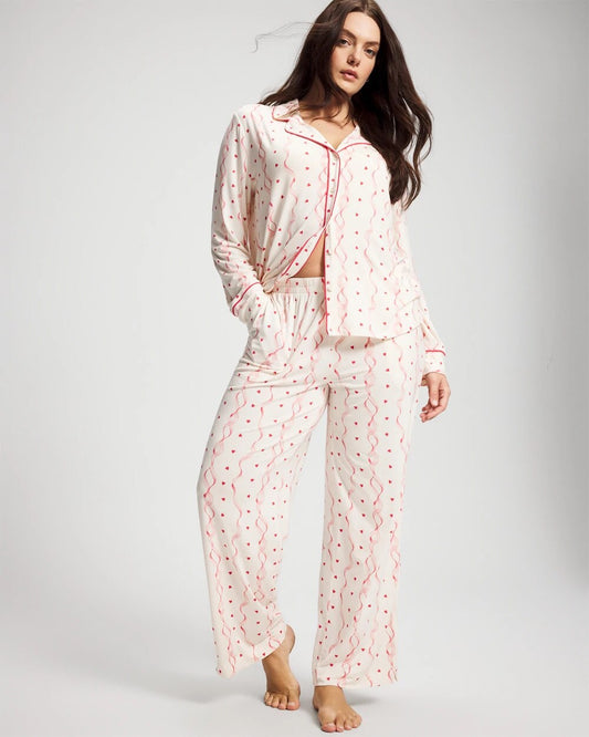 Printed Pajama Pants - COQUETTE VALENTINE CHAMP | Soma Women