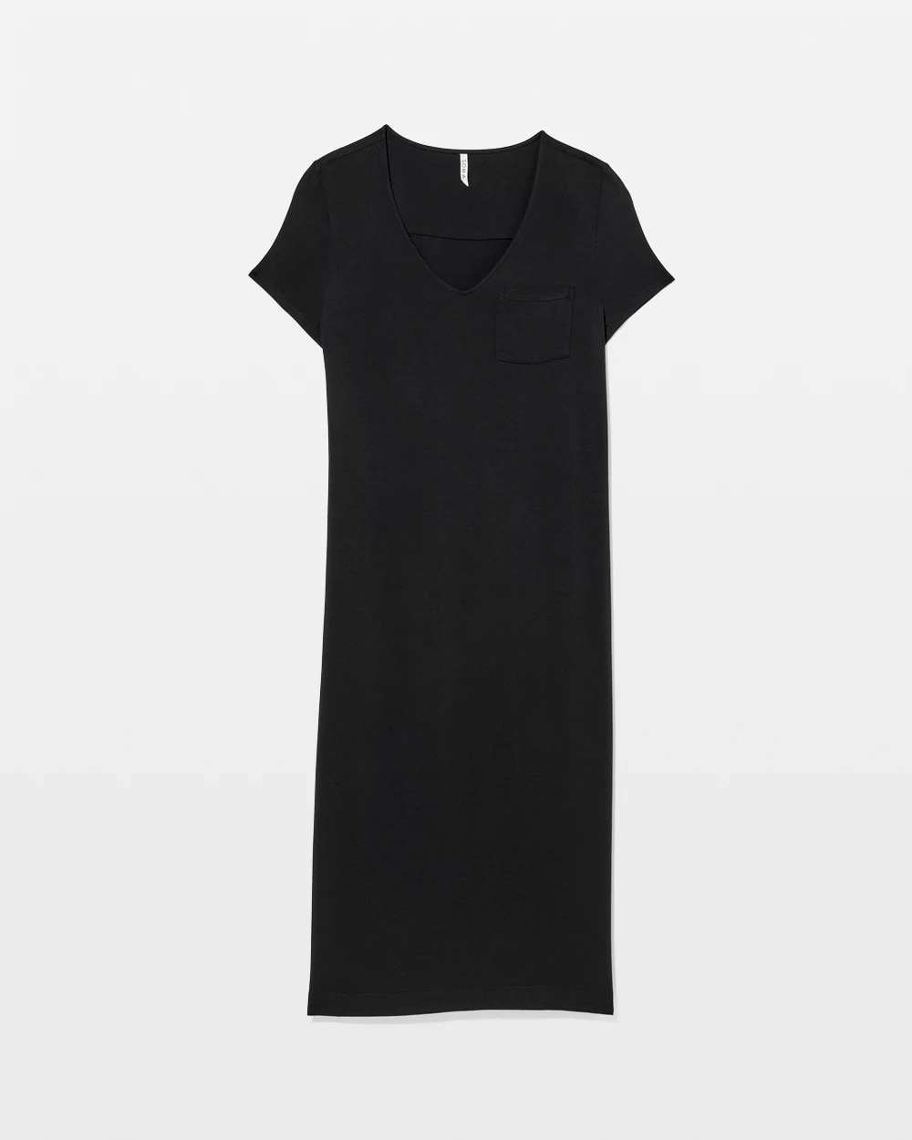 Short Sleeve Long Sleepshirt - BLACK | Soma Women