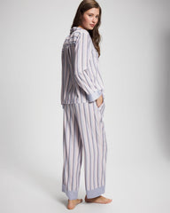 Pajama Pants - RELAX STRIPE BLUE OPAL | Soma Women