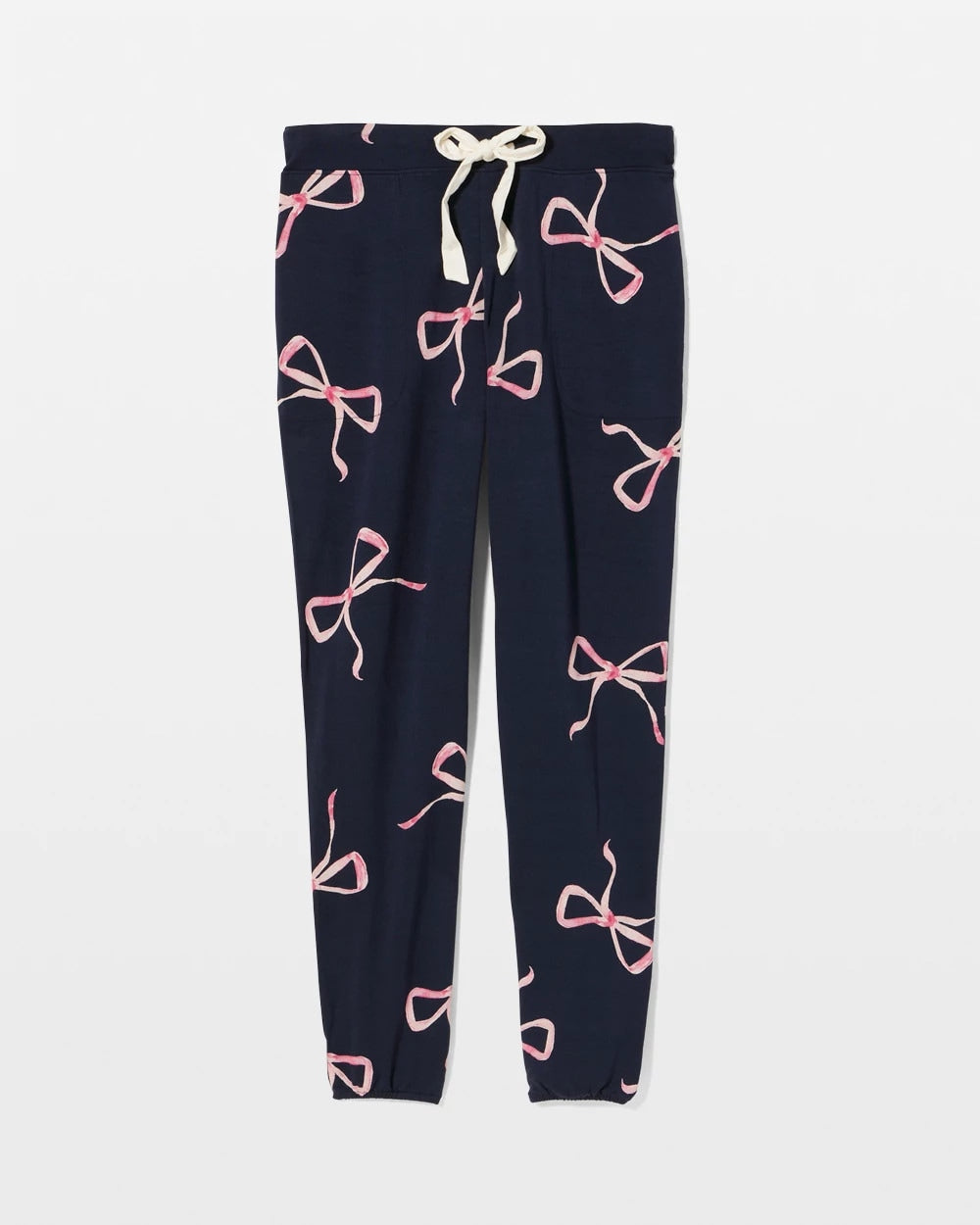 Banded Ankle Pajama Pant - BELOVED BOWS GRAND NAVY | Soma Women