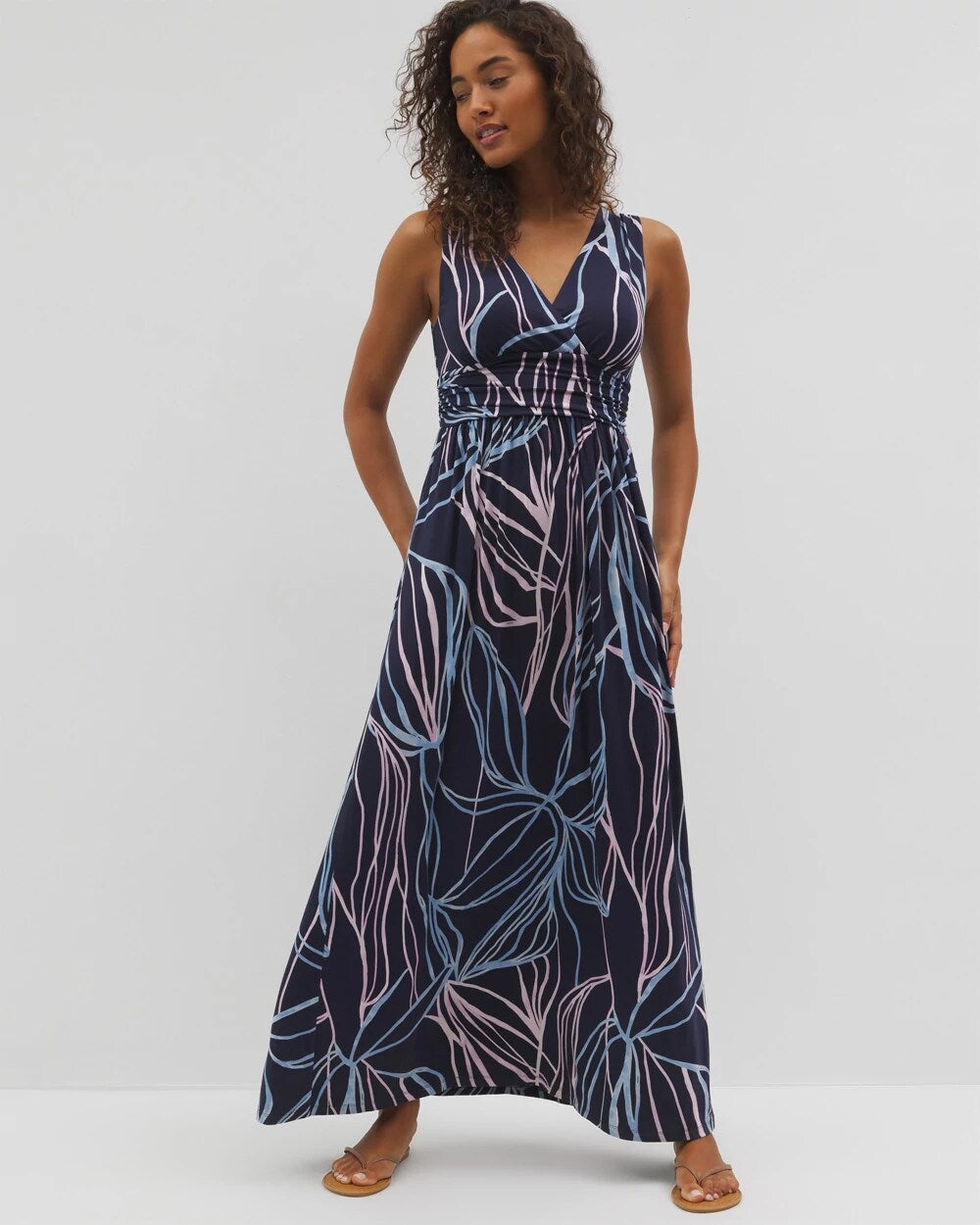 Goddess Maxi Bra Dress - SO RELEAFED GRAND NAVY | Soma Women