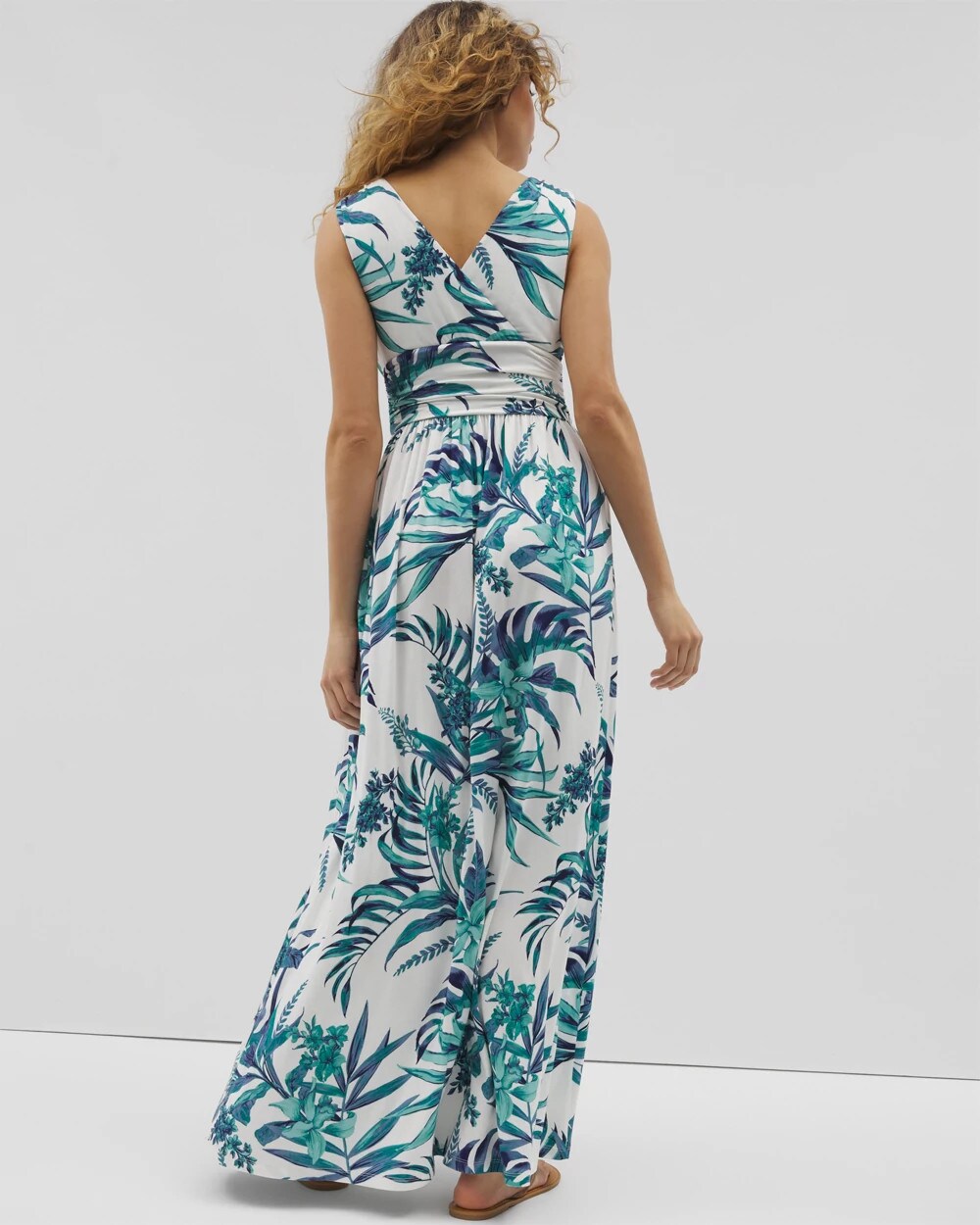 Goddess Maxi Bra Dress - PALM PERFECT G COCONUT | Soma Women