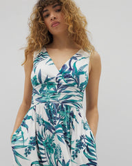 Goddess Maxi Bra Dress - PALM PERFECT G COCONUT | Soma Women