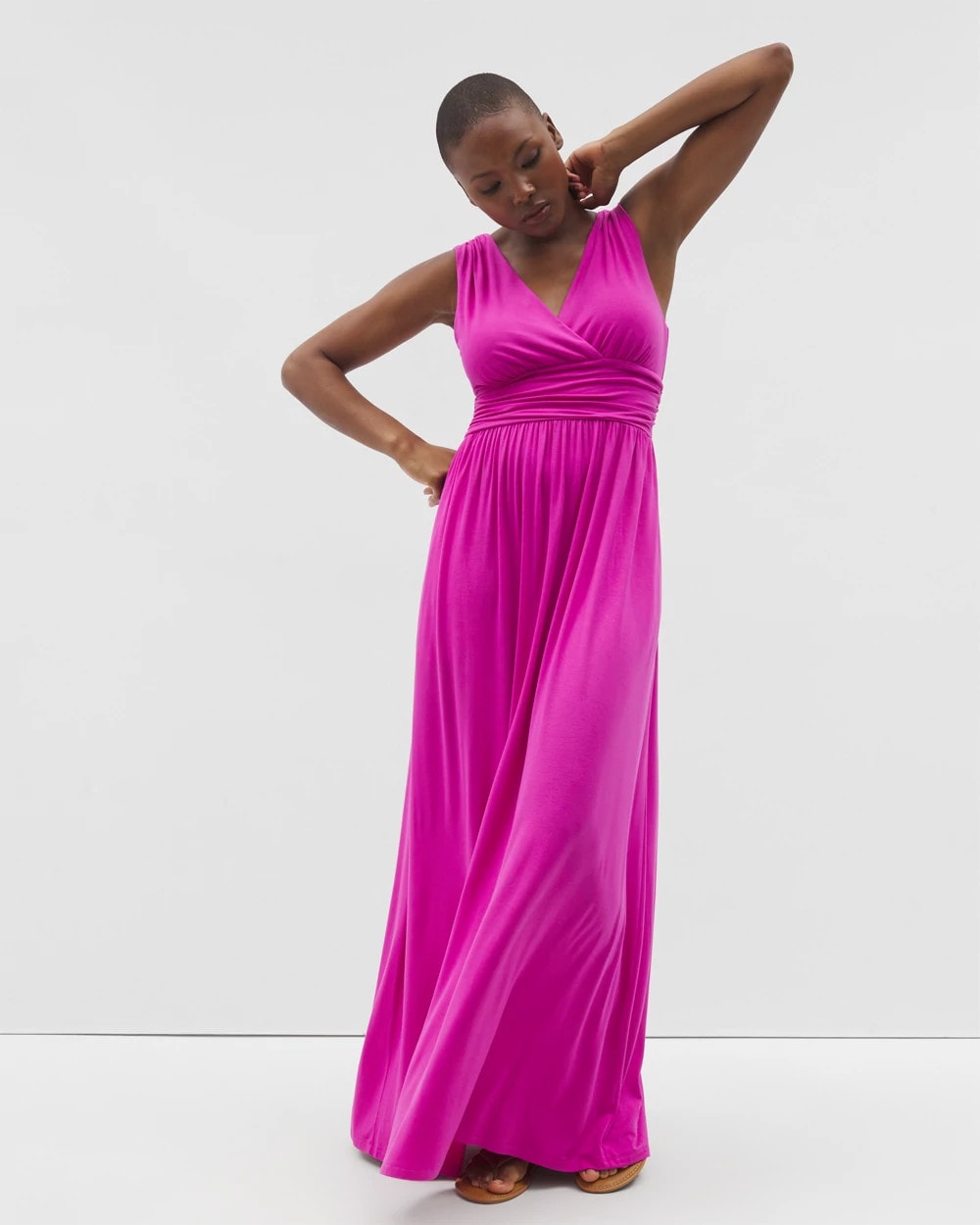 Goddess Maxi Bra Dress - WILD BERRY | Soma Women