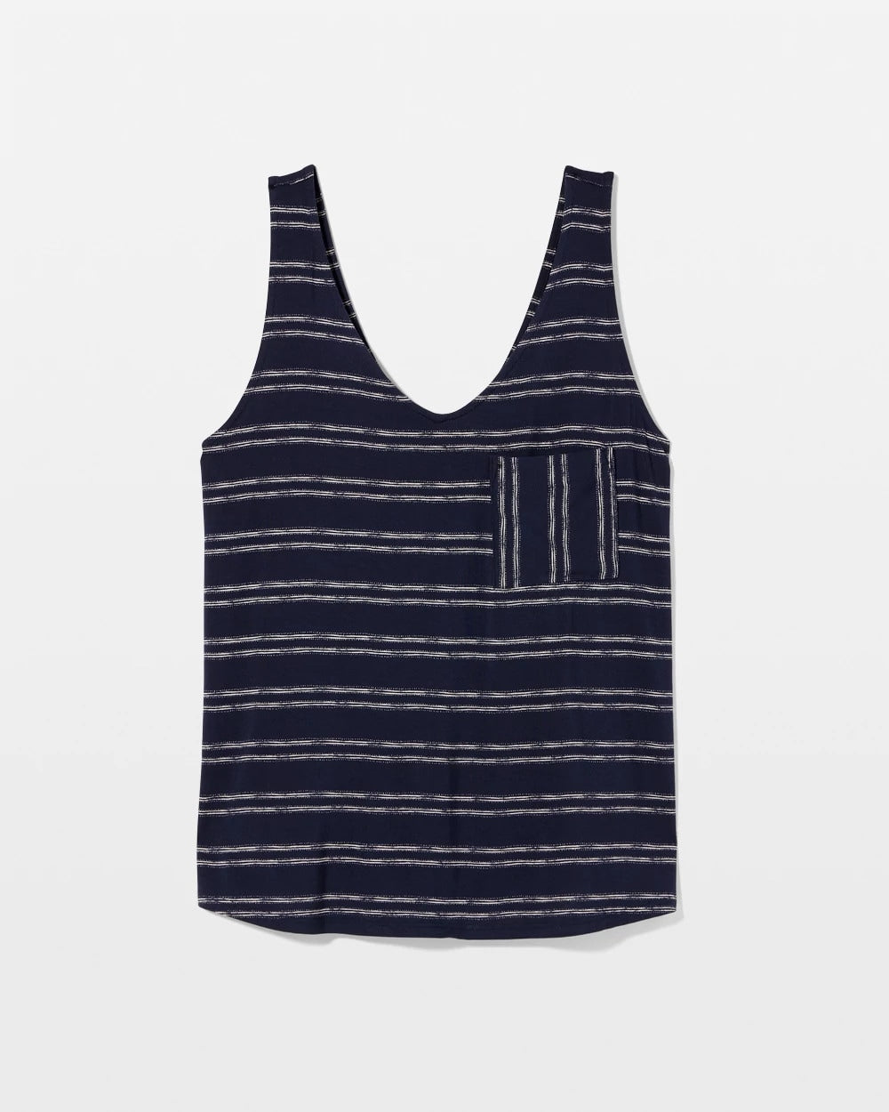 V-Neck Pajama Tank - BOHO STRIPE NAVY | Soma Women