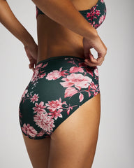 Modern Brief Panty - COTTAGE FLORAL MINI GREEN | Soma Women
