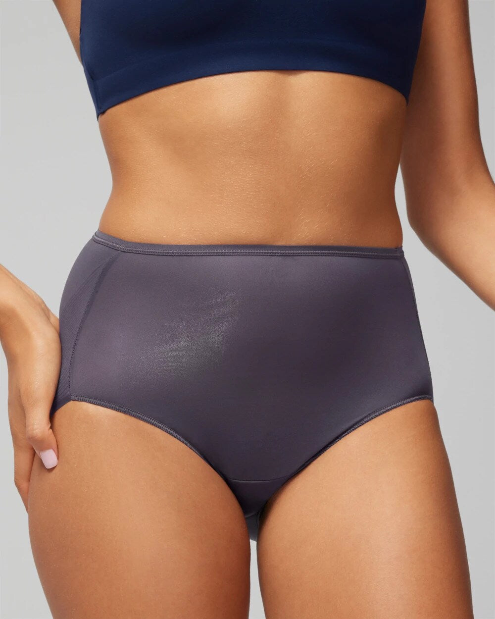 Modern Brief Panty - GRAY INK | Soma Women