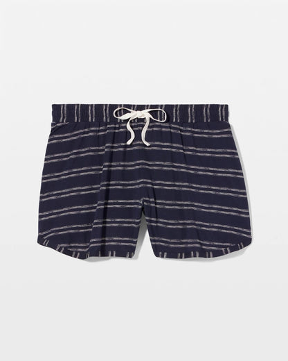 Curved Hem Pajama Shorts - BOHO STRIPE NAVY | Soma Women
