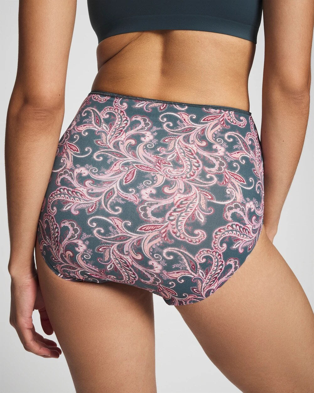 High-Waist Brief Panty - IMPERIAL PAISLEY M PET | Soma Women