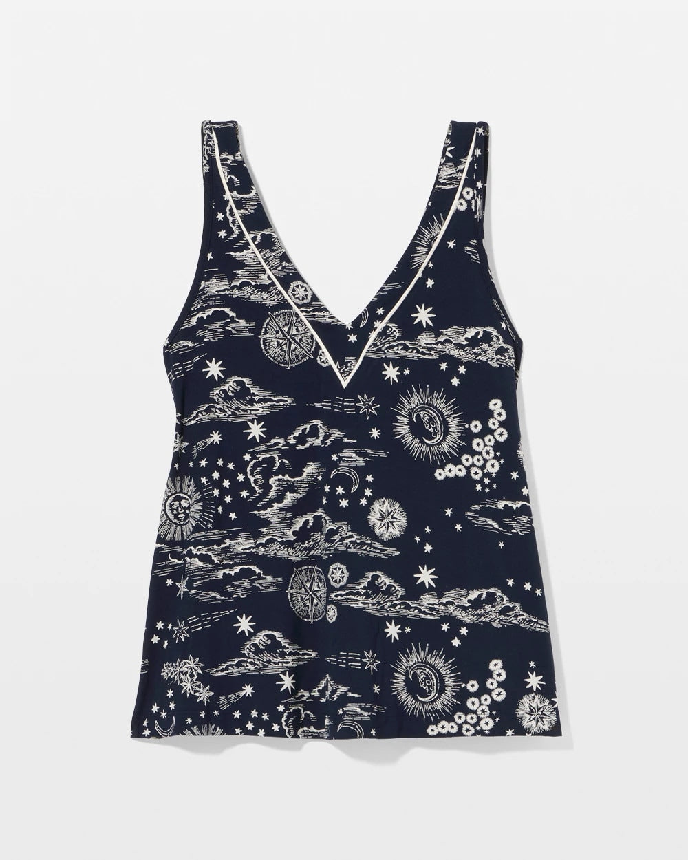 Printed Tank - COSMIC BALLET NAVY | Soma Women