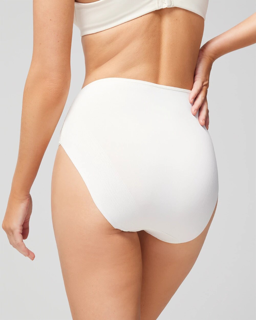 Modern Brief Panty with Lace - IVORY | Soma Women