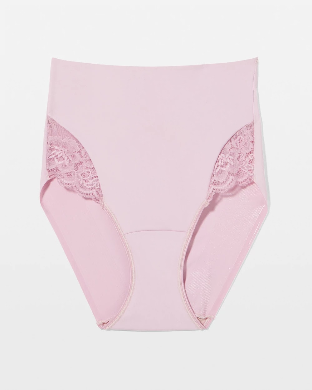 Tummy High-Waist Brief Panty with Lace - AMETHYST BLUSH | Soma Women