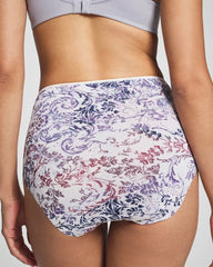Tummy High-Waist Brief Panty with Lace - LACE HARMONY M LILAC | Soma Women