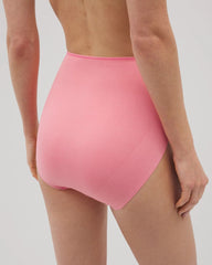 Tummy High-Waist Brief Panty with Lace - PINK GUAVA | Soma Women