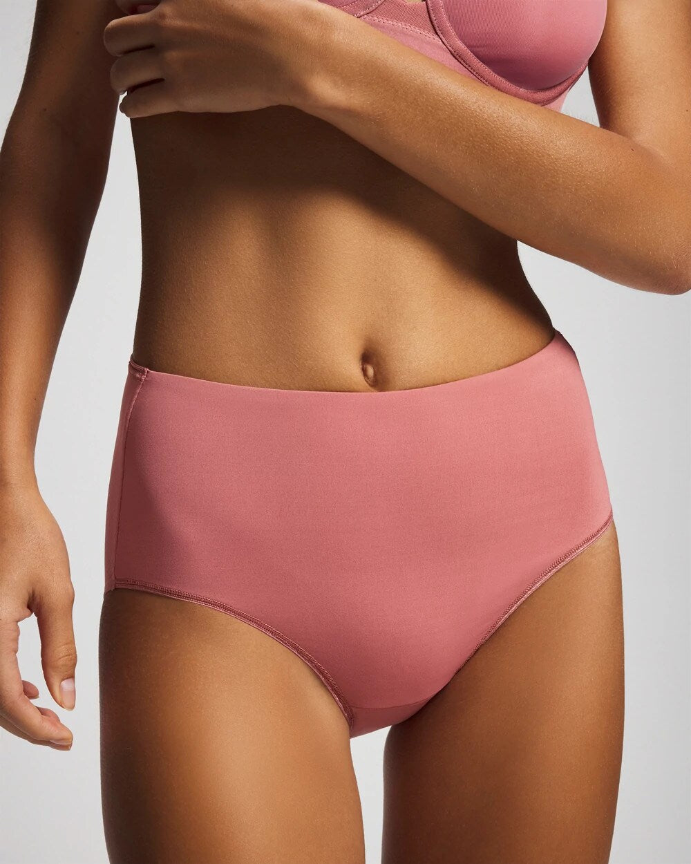 Tummy Modern Brief Panty - ANTIQUE PINK | Soma Women
