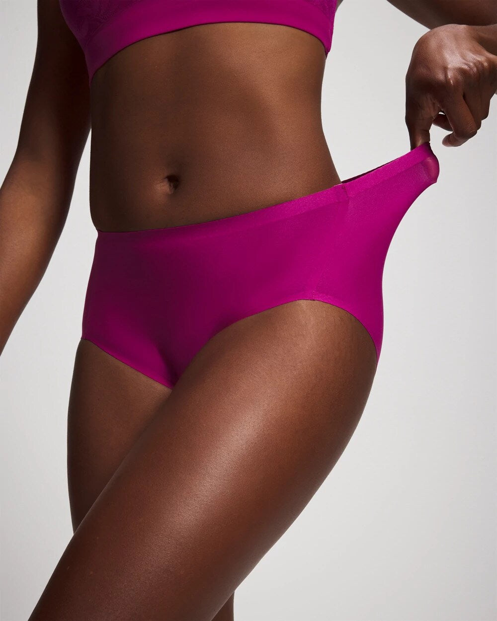 Enbliss Soft Stretch Modern Brief Panty - MAGENTA ORCHID | Soma Women