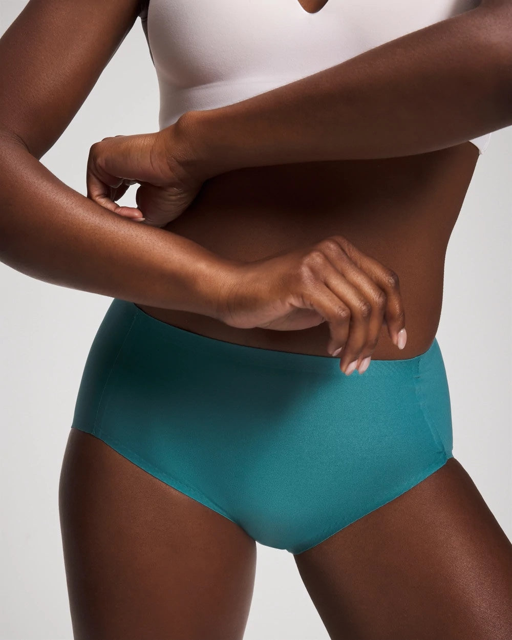 Soft Stretch Modern Brief Panty - CERULEAN TEAL | Soma Women