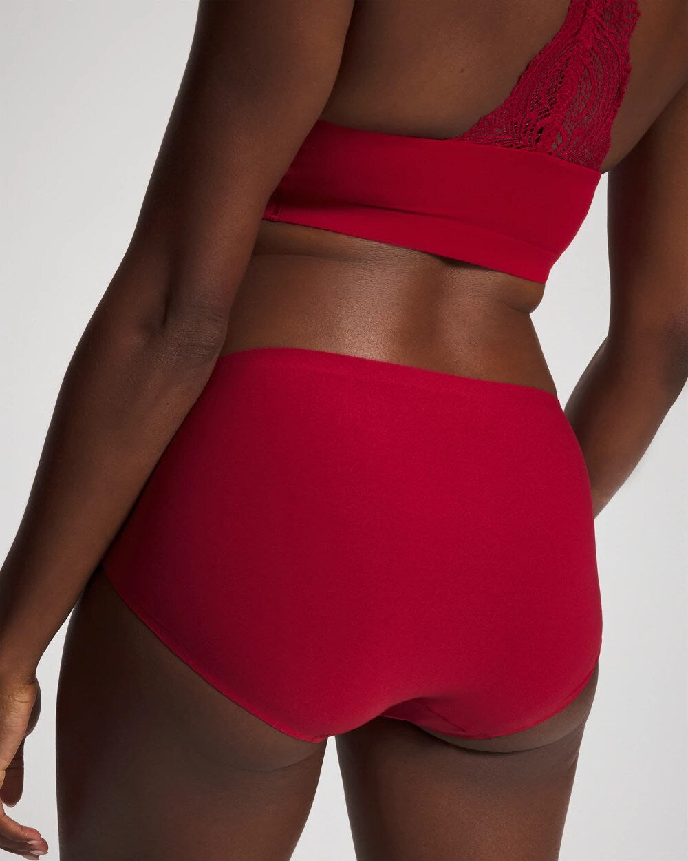 Soft Stretch Modern Brief Panty - PAINT THE TOWN RED | Soma Women