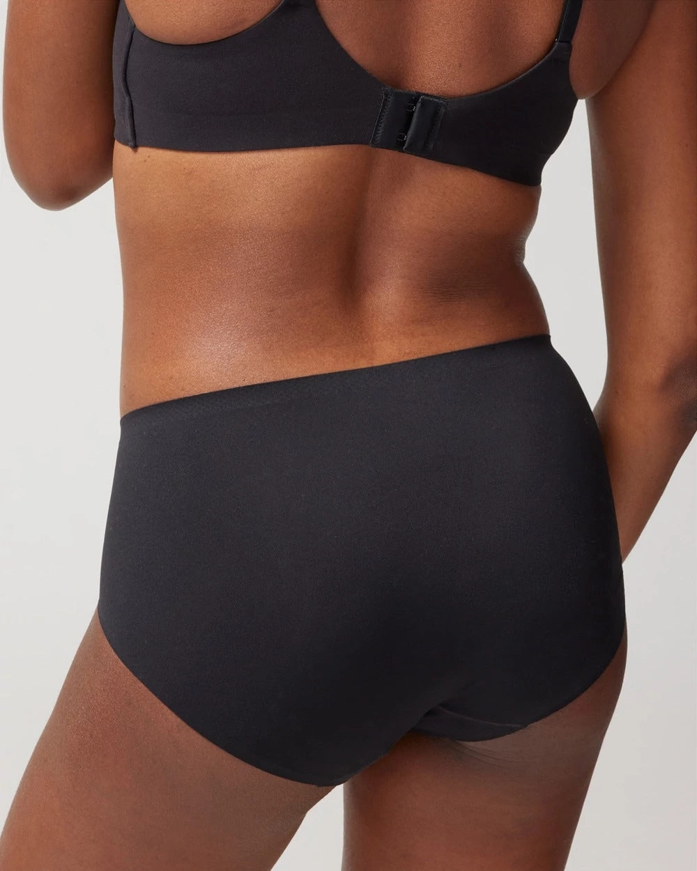 Soft Stretch Modern Brief Panty - BLACK | Soma Women
