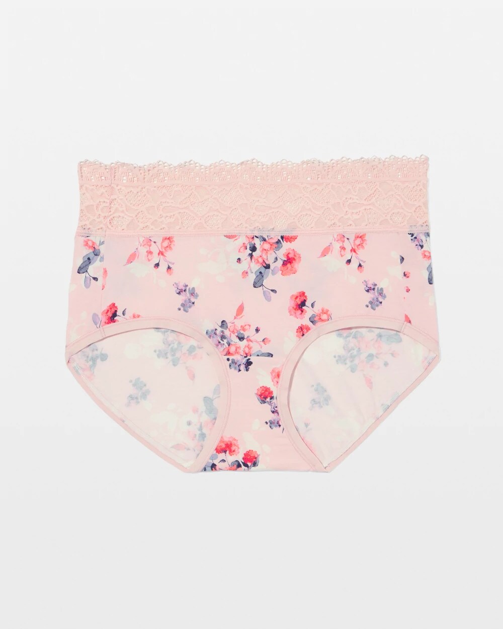 Brief Panty with Enchanting Lace - FLORAL DREAMS MINI PINK | Soma Women